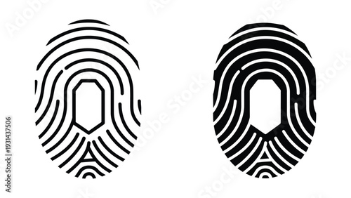 Fingerprint Security Identity Concept Graphic