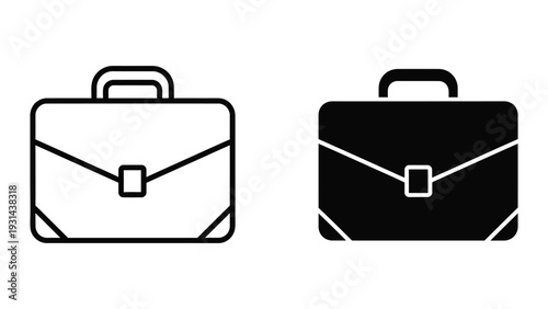 Briefcase Icon Business Symbol Commercial