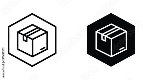 Package Delivery Icon Logistics Service