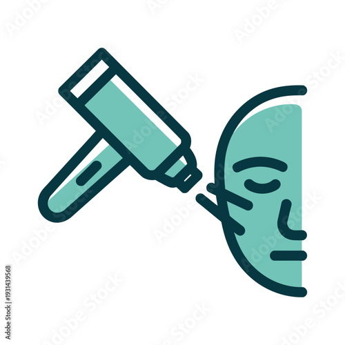 A medical professional administering ear drops to a patient