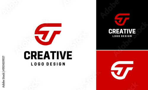 Whistle coach sound letter T S bold sports minimalist vector logo design, Creative blowing equipment tournament soccer football design