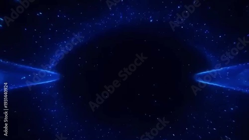 Abstract Quantum Energy Flow Particle Loop Background