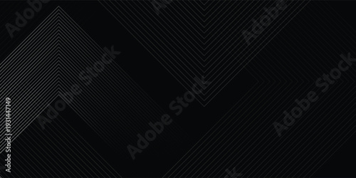 Luxury wedding invitation card background vector. Golden elegant gold wavy lines on dark background. Premium design illustration for wedding and vip cover template, banner, poster.