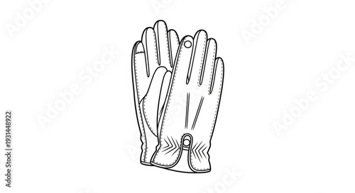 Pair of white boxing gloves.