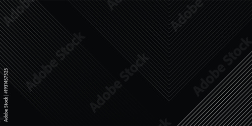 Luxury wedding invitation card background vector. Golden elegant gold wavy lines on dark background. Premium design illustration for wedding and vip cover template, banner, poster.