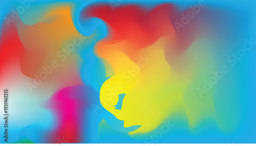 Colorful abstract rainbow swirl background with vibrant light and water-inspired circular patterns suitable for wallpaper or design use