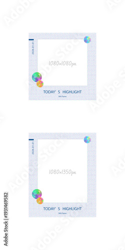 ストーリー用フレーム