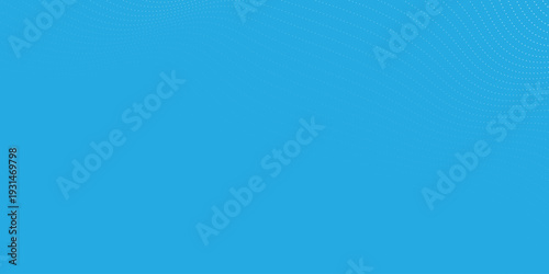 abstract creative white dot wave particle design on blue.