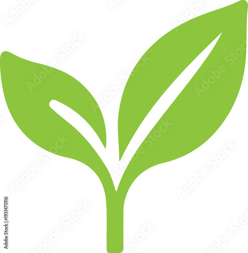 leaf and nature tree logo for business vector green plant ecology design