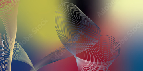 Moody dark gradient backdrop with grainy noise texture in black  Lavender yeallow pink  and navy blue  shades, luminous vibrant highlights, ideal for header, poster, banner, wallpaper design