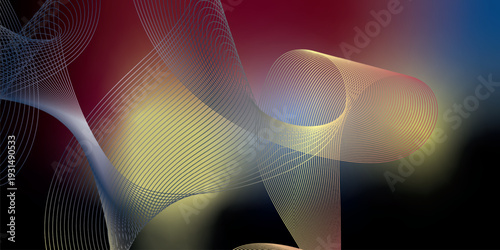 Moody dark gradient backdrop with grainy noise texture in black  Lavender yeallow pink  and navy blue  shades, luminous vibrant highlights, ideal for header, poster, banner, wallpaper design