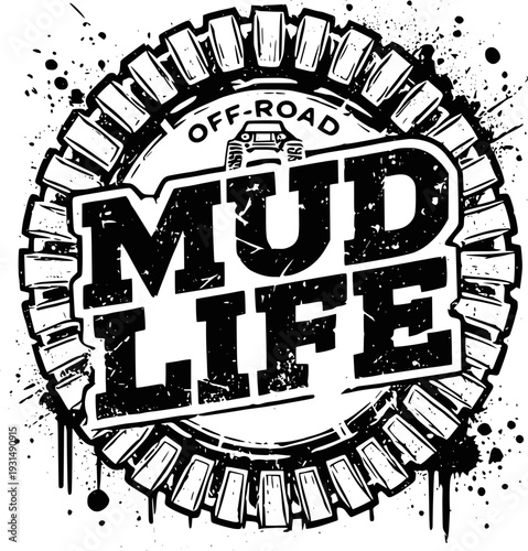 Mud life offroad SVG, Offroad TV svg png