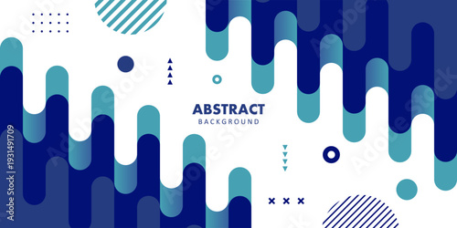 Abstract background. Banner template. colorful blue fluid. design for greeting card, poster, banner, social media post. Vector illustration