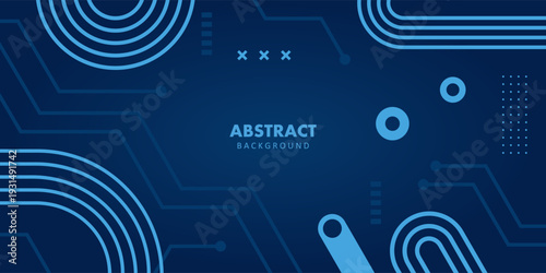 Abstract background. Circuit board background, Banner template. design for greeting card, poster, banner, social media post. Vector illustration