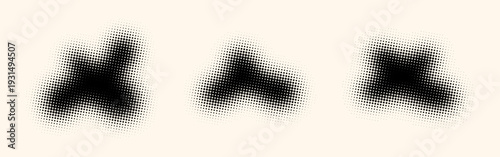 Retro textures with halftone effect for modern poster and branding design