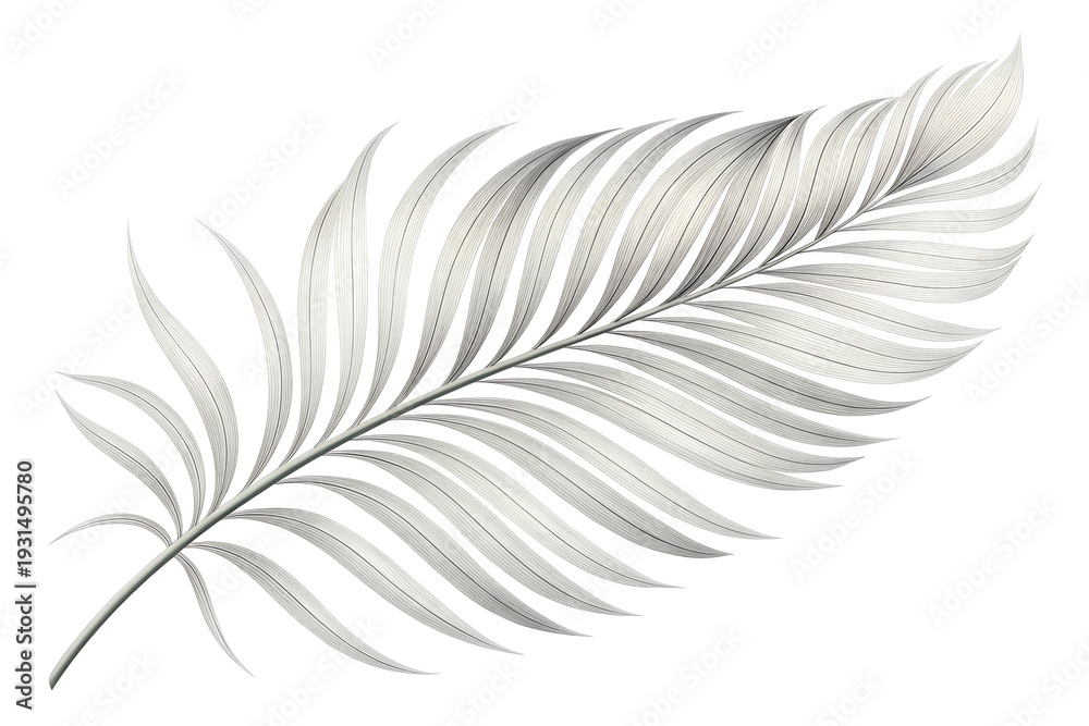 Obraz premium feather isolated on white background