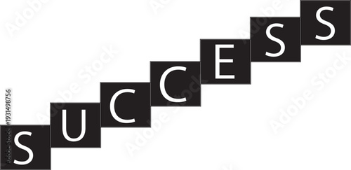 business word on white silhouette vector file 