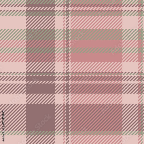 Styling tartan seamless check, gift card background fabric plaid. Damask texture vector pattern textile in pastel and light colors.