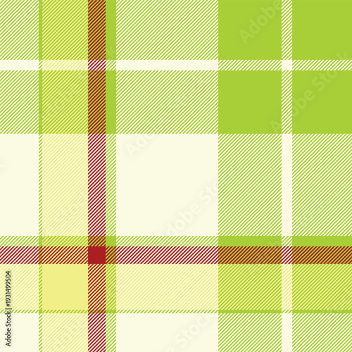Girl texture seamless plaid, foot vector fabric check. Customized tartan pattern background textile in lime and light yellow colors.
