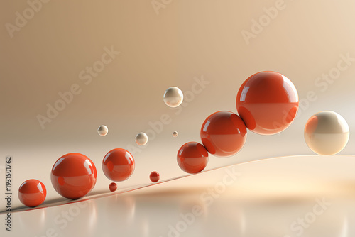 The concept of momentum growth using rolling geometric spheres.