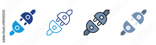 Link Boost icon set multiple style collection