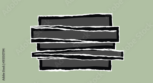 Stack of Black Slate Stone Tiles.