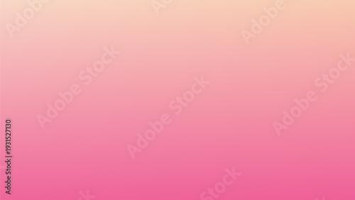 Soft pastel gradient background in pink and peach tones. Abstract vector design with smooth blend and delicate coral hues creates a modern feminine backdrop.