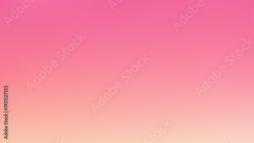 Soft pastel gradient background in pink and peach tones. Abstract vector design with smooth blend and delicate coral hues creates a modern feminine backdrop.