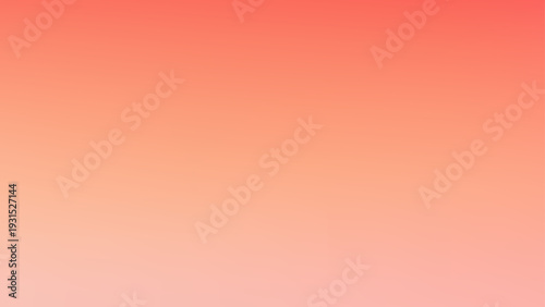Soft pastel gradient background in pink and peach tones. Abstract vector design with smooth blend and delicate coral hues creates a modern feminine backdrop.