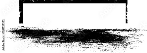 Abstract high contrast picture frame rabbet stencil design for creative projects