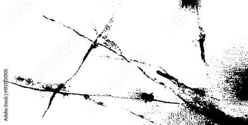 Abstract crosshatch stencil art with scratched metal texture for creative design