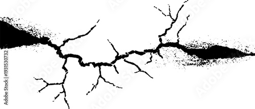 Abstract high contrast splintered surface texture for design and art projects