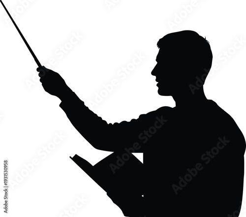 Black and white wooden picket fence silhouette vector illustration isolated on white background for garden design, property boundary, landscaping, and decorative graphics