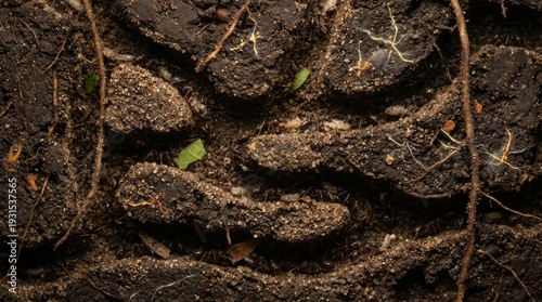 Intricate Ant Colony Tunnels in the Earth