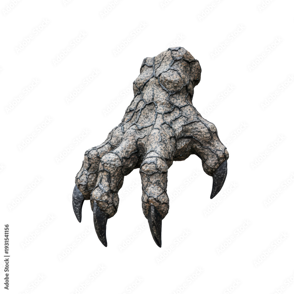 Fototapeta premium Stone Dragon Claw