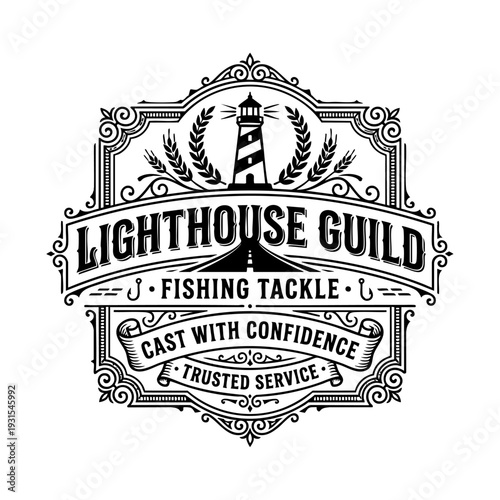 Lighthouse Guild Fishing Logo.