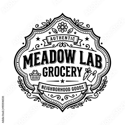 Meadow Lab Grocery Logo.