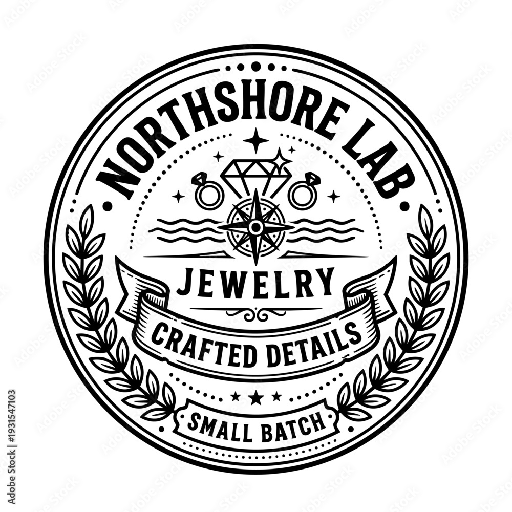 Obraz premium Northshore Lab Jewelry Logo.