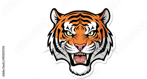 tiger head vector