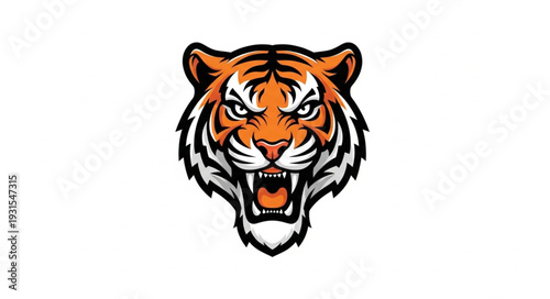 tiger head vector