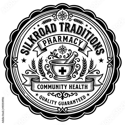 Silkroad Traditions Pharmacy Logo.
