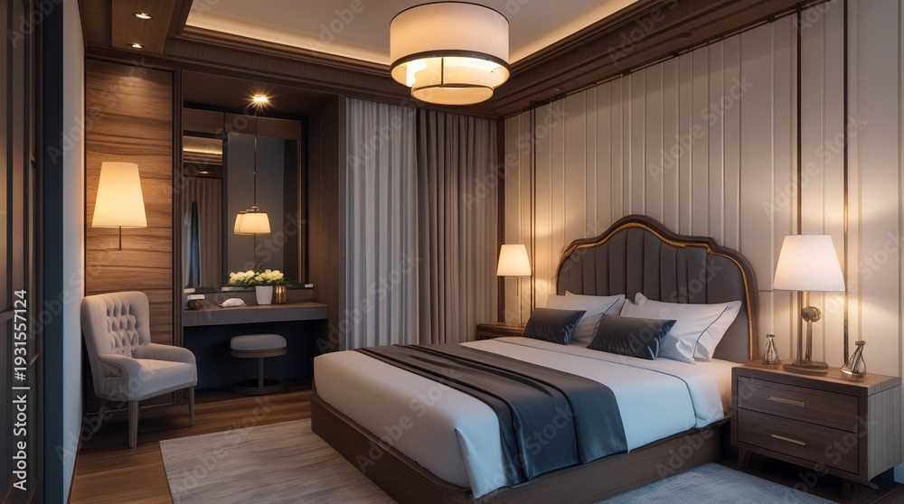 Obraz premium hotel room interior