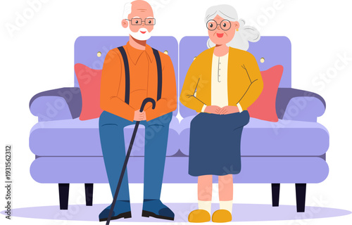 older couple discussing retirement fund and save finances for the future