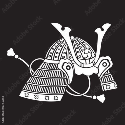 家紋　兜紋のベクターデータ