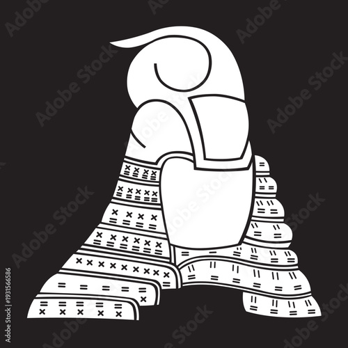 家紋　兜紋のベクターデータ