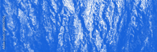 Cyanotype halftone overlay bg with wood bark texture. Vector soft blue wallpaper for template, graphic design projects, artworks