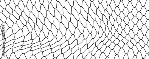 Mesh texture for fishing nets. Grunge pattern for sportswear or soccer goal, volleyball net, basketball hoop, hockey, athletics. Mesh modern net.art