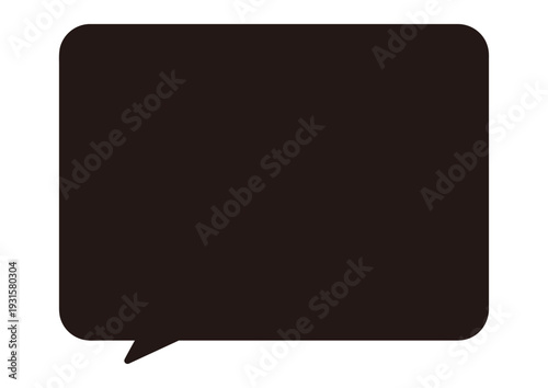 Simple speech bubble