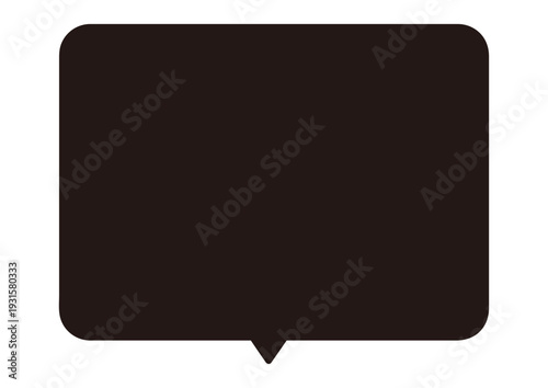 Simple speech bubble