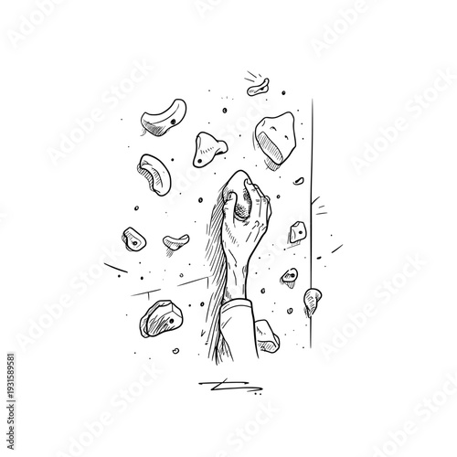 Chalky Hand Gripping Indoor Bouldering Holds